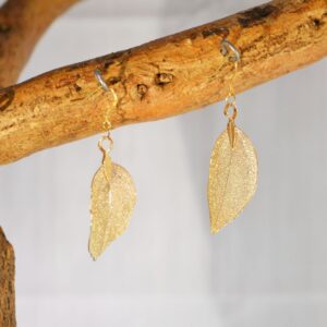 Eucalyptus Blad Goud 4 cm