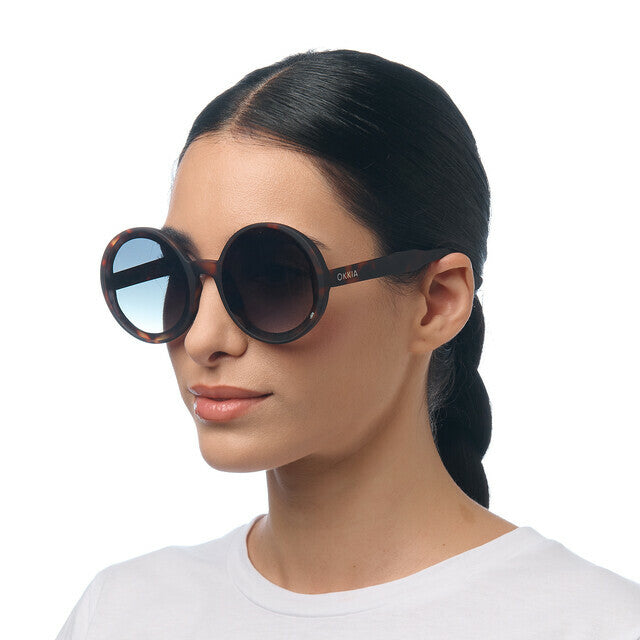 Monica OK014 classic havanna (Green lens)