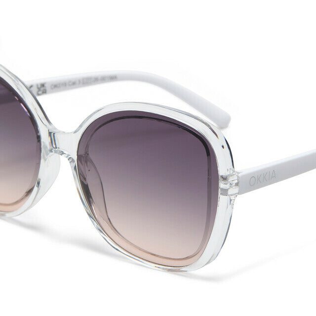 Anna OK019 Monica Transparant Clear( Black Lens)