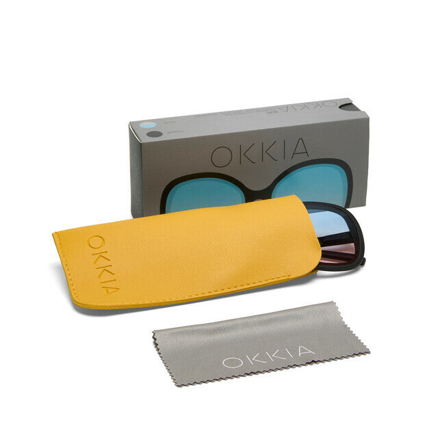 Anna OK019 Monica Zwart ( Blauw/roze lens)