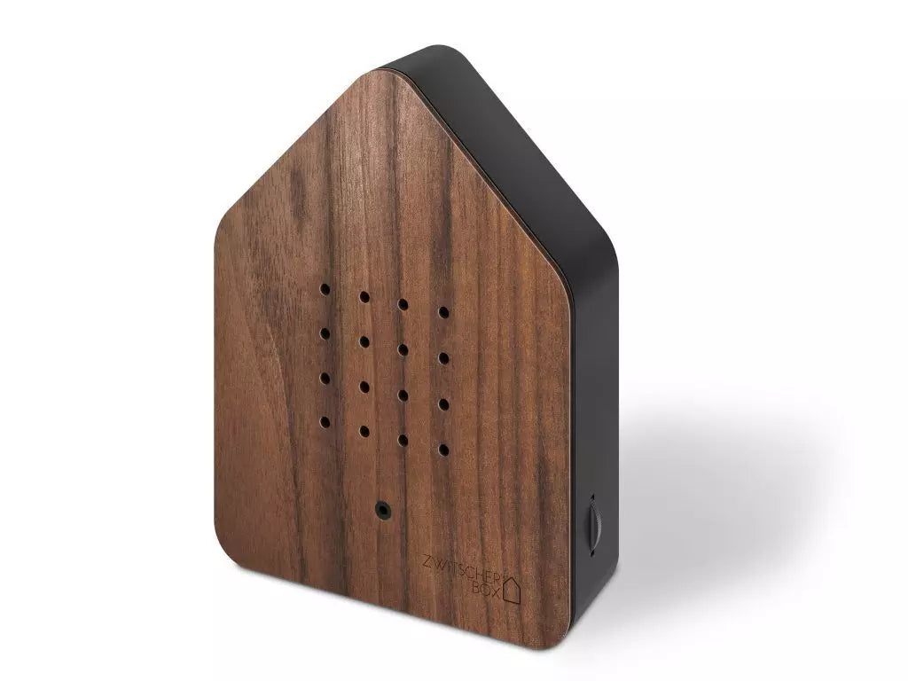 Zwitscherbox walnut-zwart