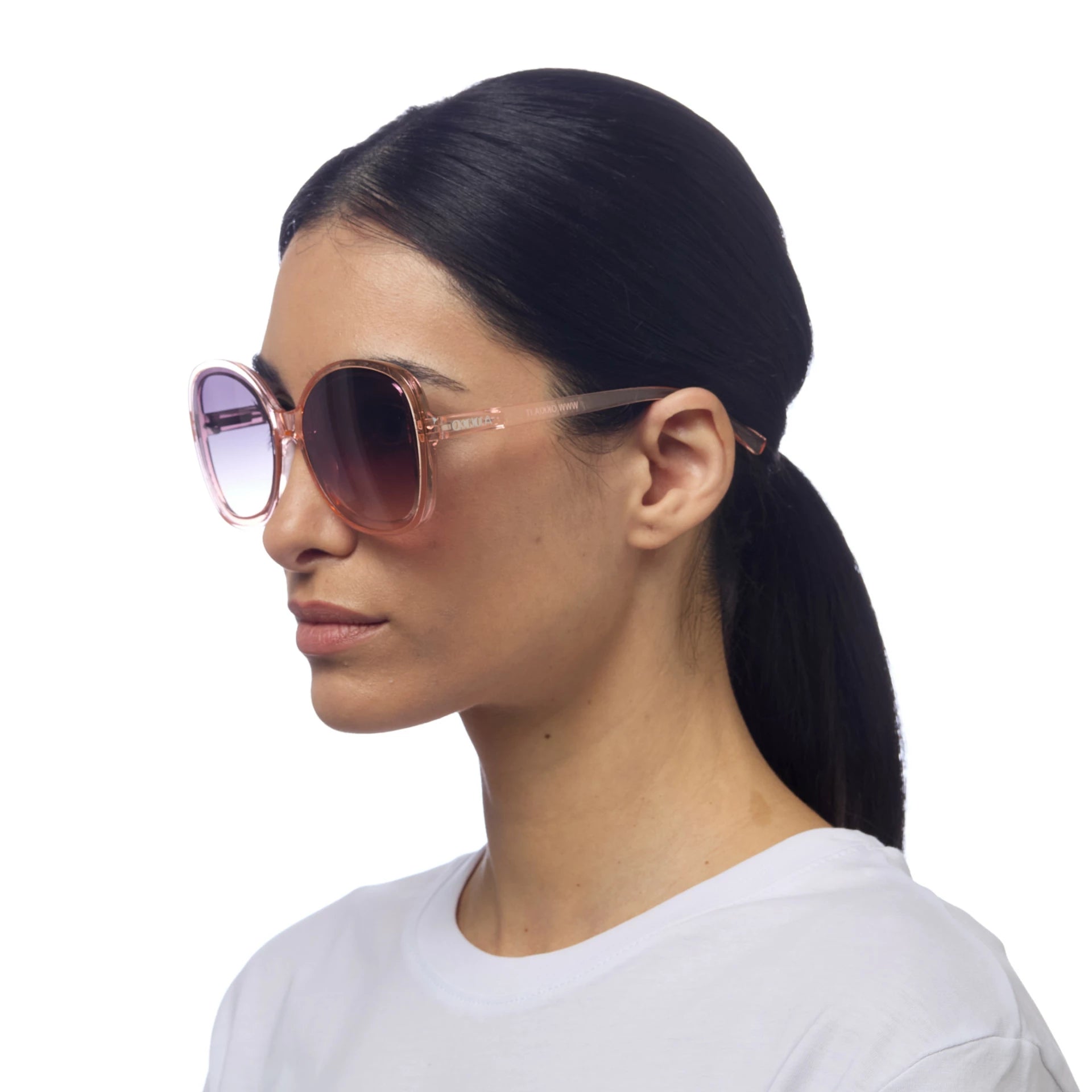 Anna Transparant roze OK019