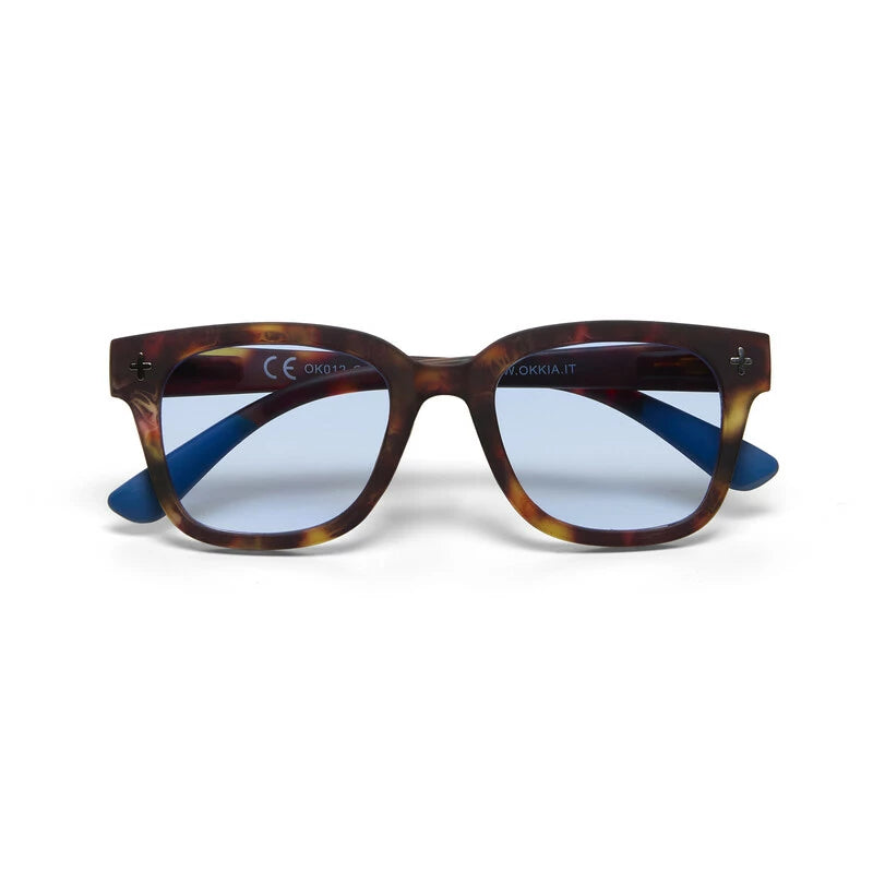 #Kleur_Classic Havanna-blue lens 