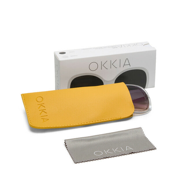 Anna OK019 Monica Transparant Clear( Black Lens)