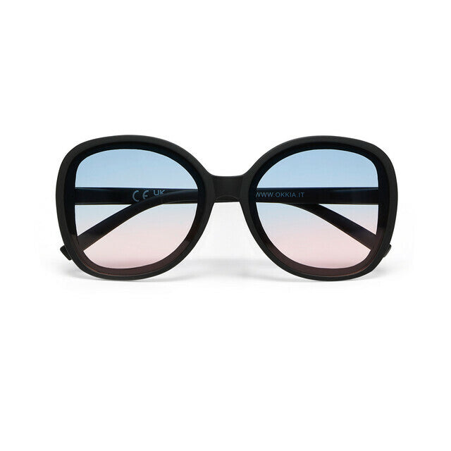 Anna OK019 Monica Zwart ( Blauw/roze lens)