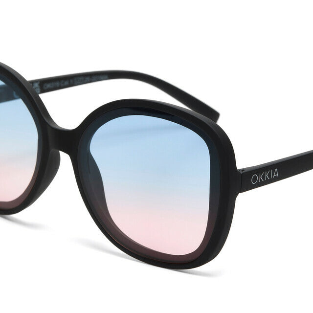 Anna OK019 Monica Zwart ( Blauw/roze lens)